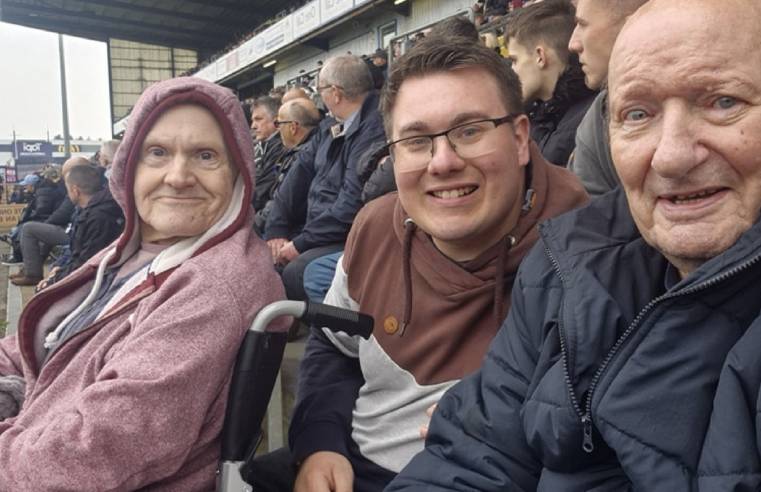Residents from Lidder Care Attend Mansfield Town Home Matches Residents from Lidder Care Attend Mansfield Town Home Matches