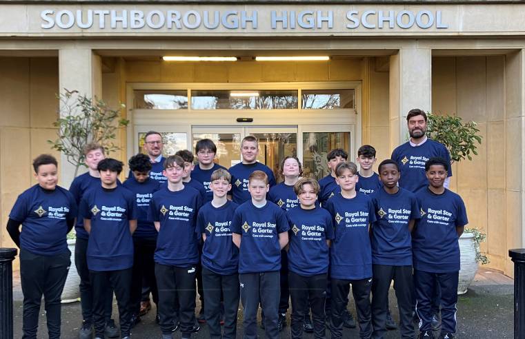 Pupils from Southborough High will be putting their best foot forward when they raise money for Royal Star & Garter