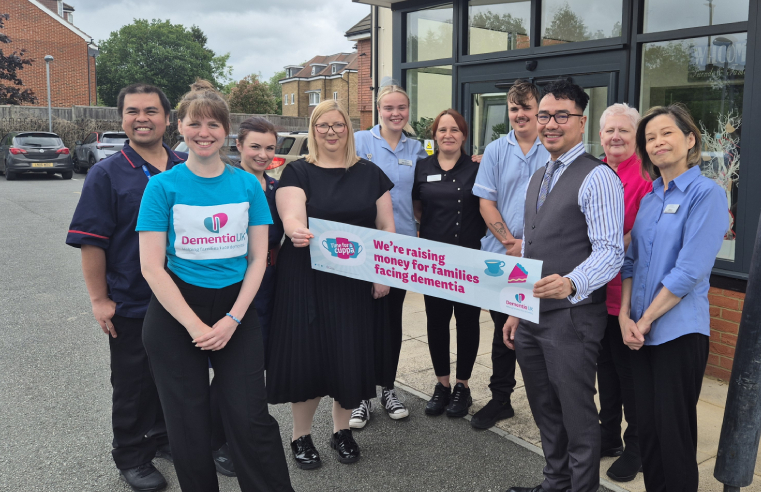 Maria Mallaband Care Group Supports Dementia UK